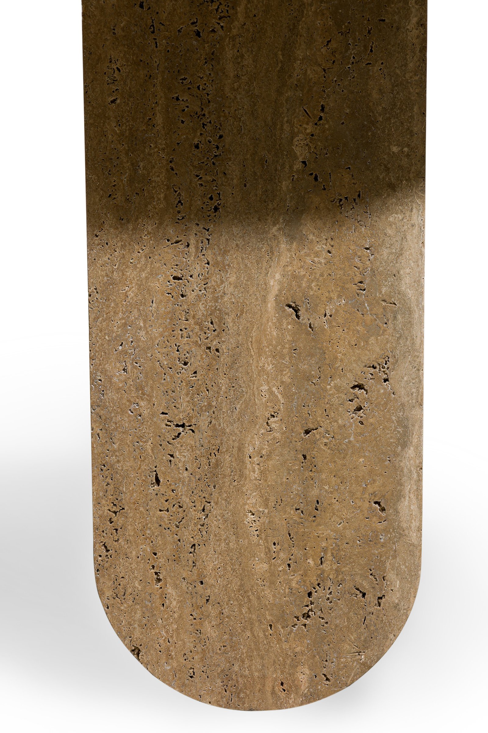 Chapter Studio Contemporary Middle Eastern Marble and Travertine Console